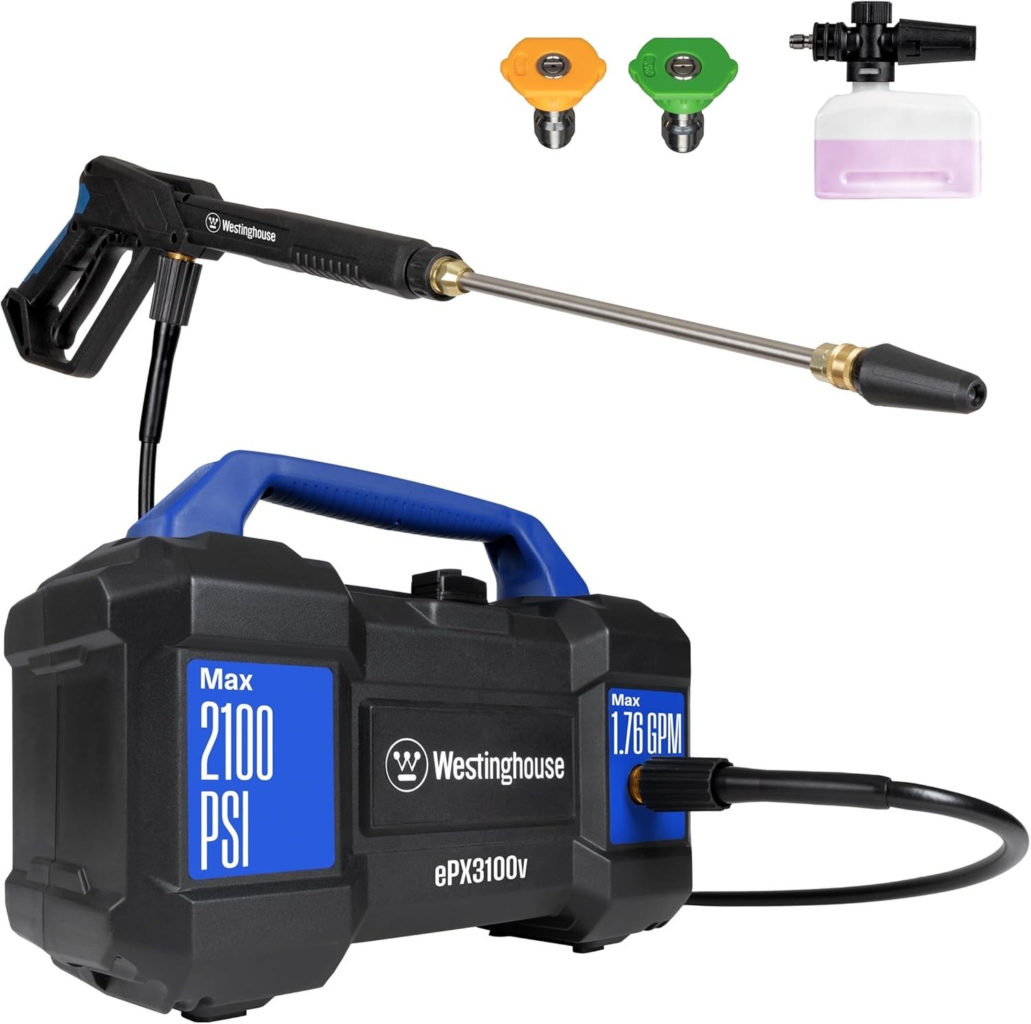 Hidrolavadora Lavadora A Presion Electrica 2100 PSI Hidrolavadoras Alta Presión