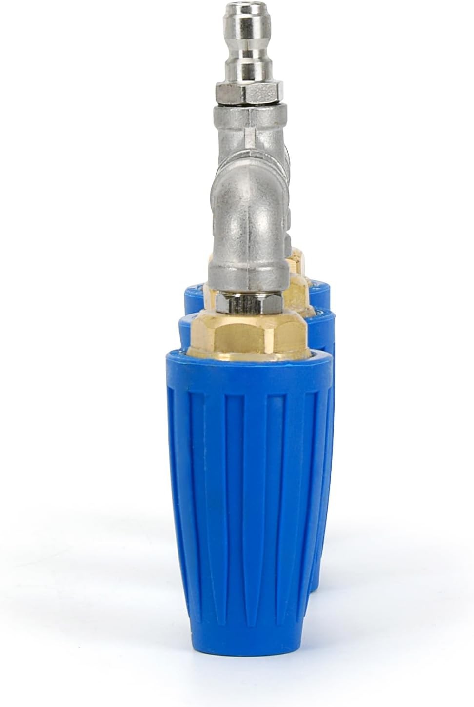 Triple Turbo Pressure Washer Nozzle 360° Rotating 4000 PSI 1/4″ Quick Connector