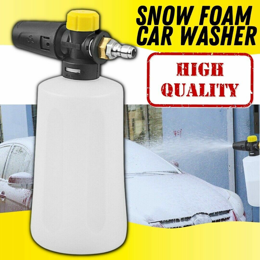 Car Cleaning Wash Pressure Washer Snow Foam Lance Cannon Sprayer Gun Soap Bottle