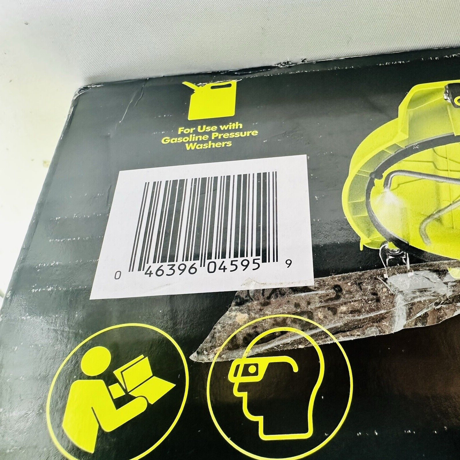 RYOBI 15 in. 3400 PSI Gas Pressure Washer Surface Cleaner Caster Wheels RY31SC15