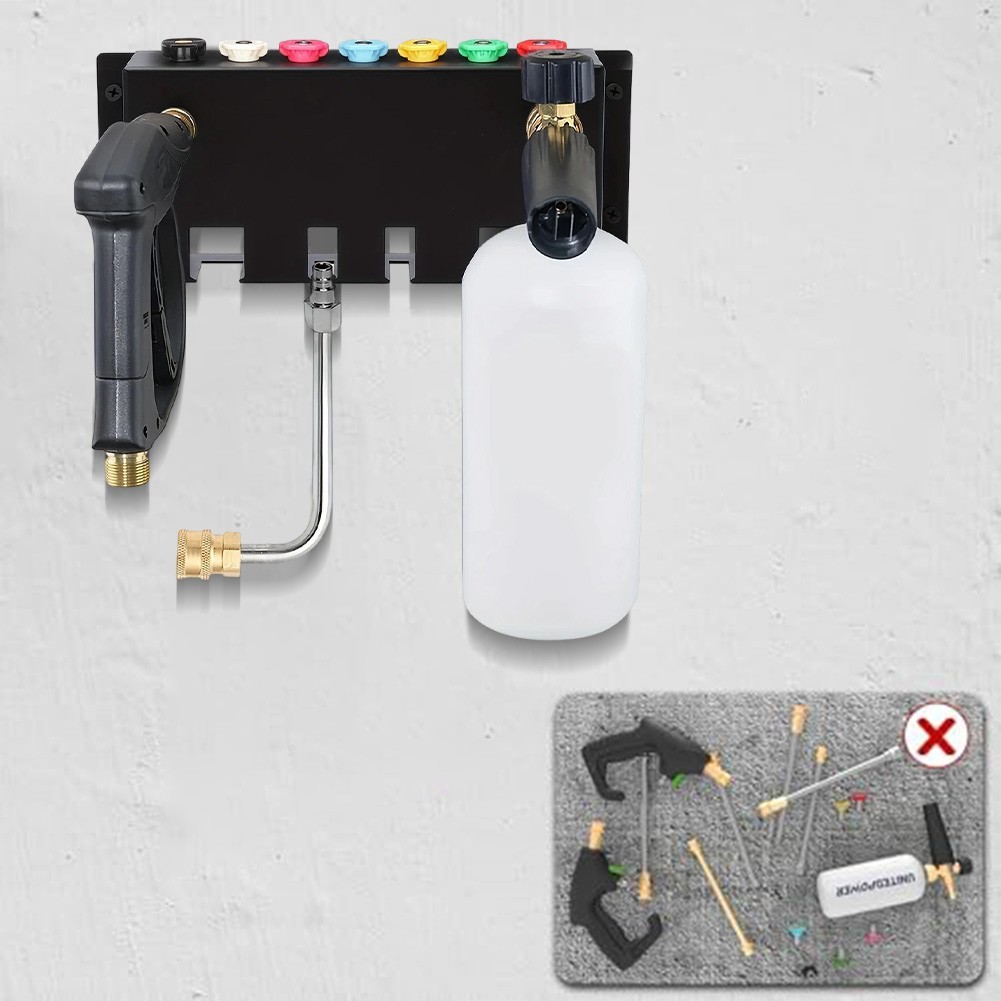 Pressure Washer Storage Rack Metal Wall Mounted for Garage and Home Use