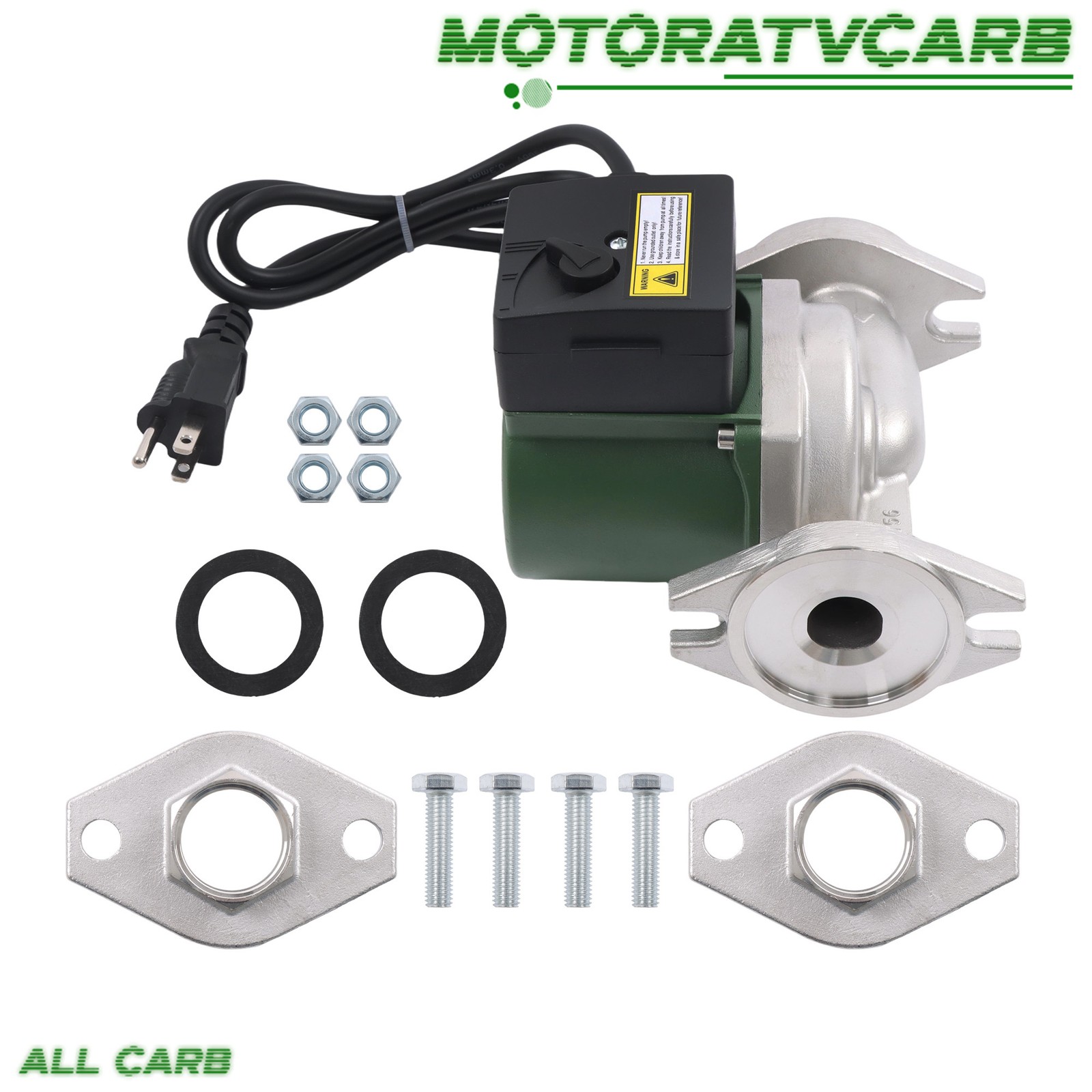 ALL-CARB 009-SF5 Flanged High Velocity Water Circulating Pump 1/8 HP 10GPM 115V