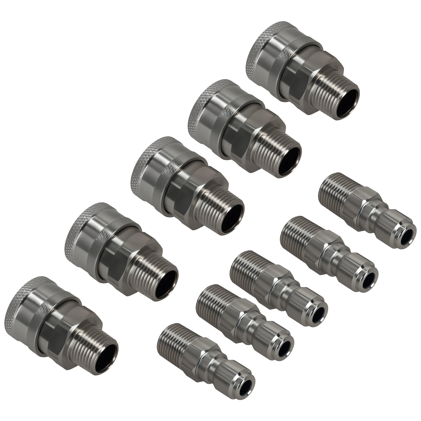 10* 3/8″ Pressure Washer Quick Connect Adapter Male NPT Stainless Steel