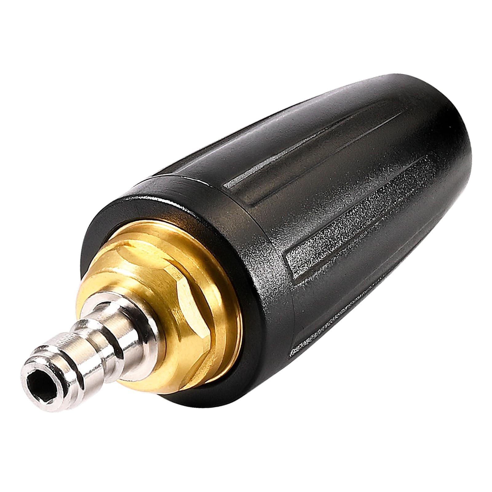 Turbo Nozzle Pressure Washer Tips – 360° Rotating Spray, 3600 PSI, 4.0 GPM, 1/4″