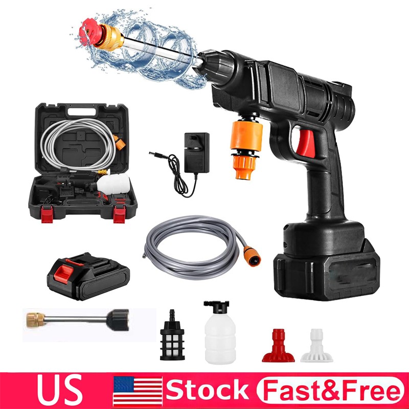 Electric Pressure Washer Portable Power Washer 3 Quick Nozzle Cleaner Tool