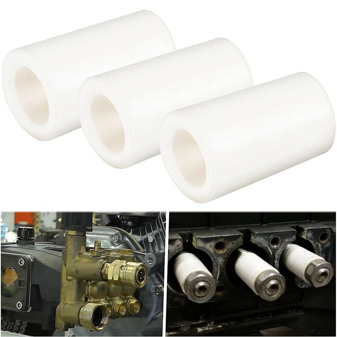 3pcs General Pump Piston Replace Ceramic 15mm for TP Pumps Replacement 51040009