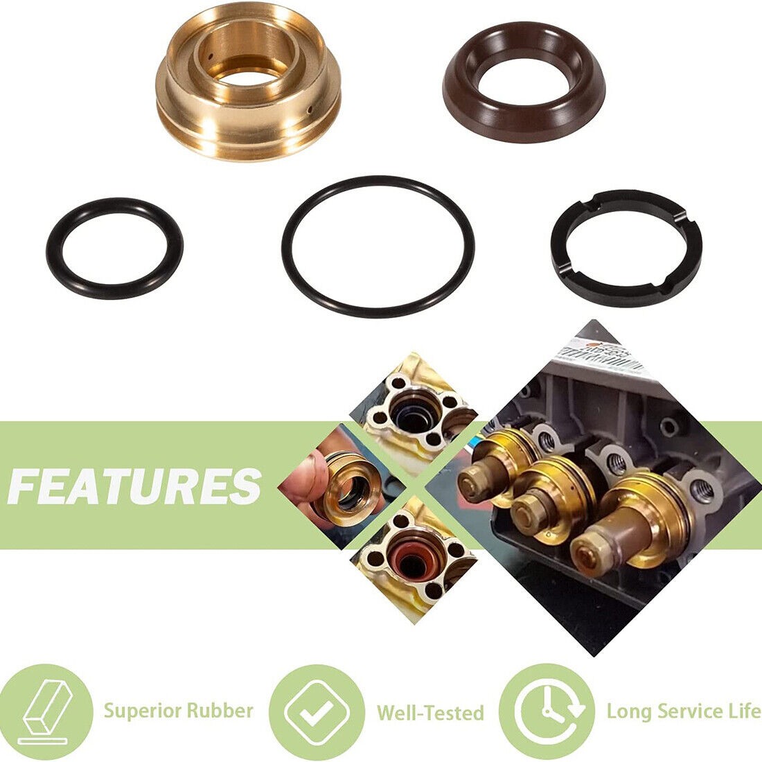 General Pump Interpump Seal Packing Kit for GP K96 KIT96 15mm T W TT & TP Series