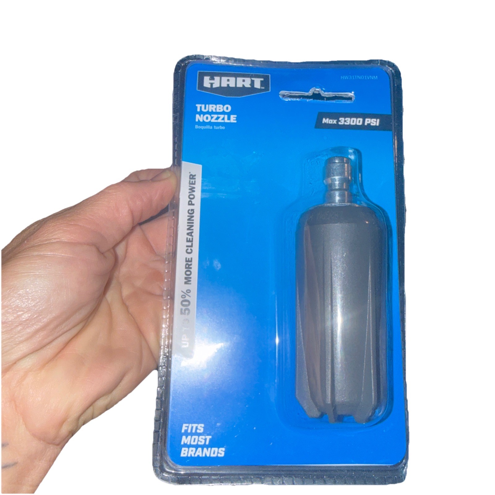 Hart Turbo Nozzle Pressure Washer Nozzle Max 3300 PSI 1/4″ Quick Con. HW31TN01