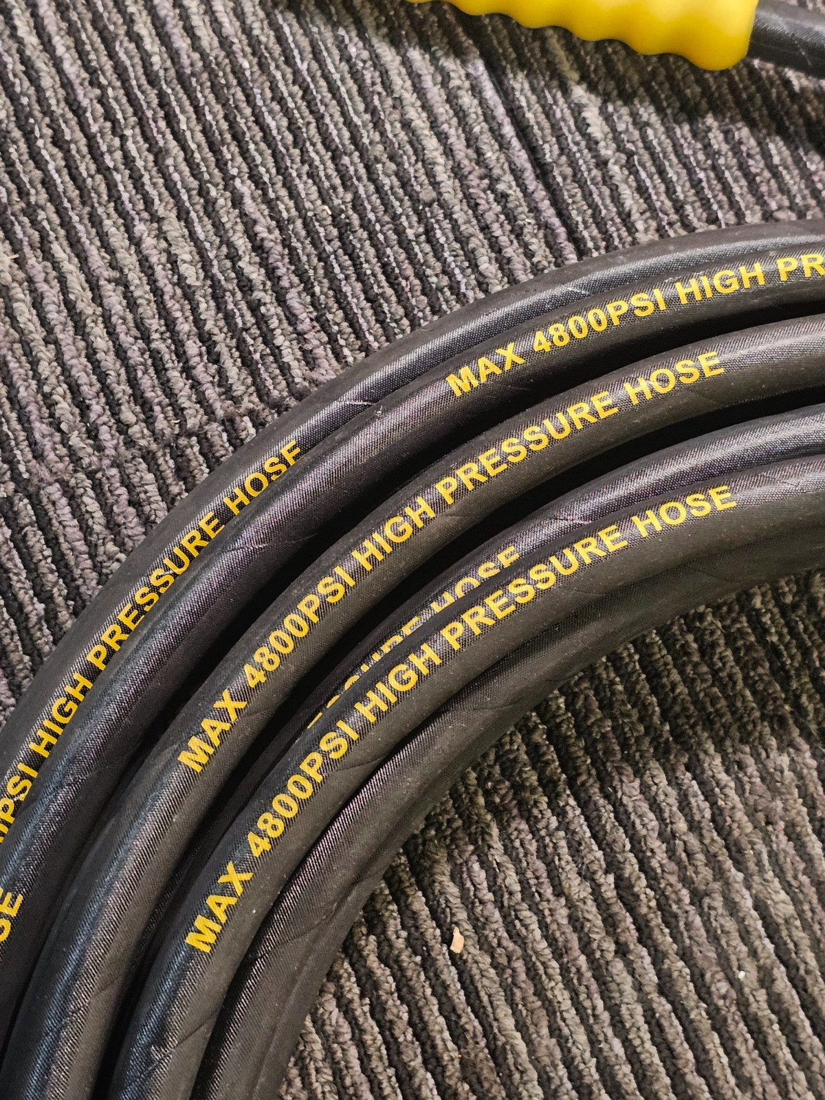 75FT 3/8″ Power Pressure Washer Hose 4800PSI Max 248°F Steel Wire Braid