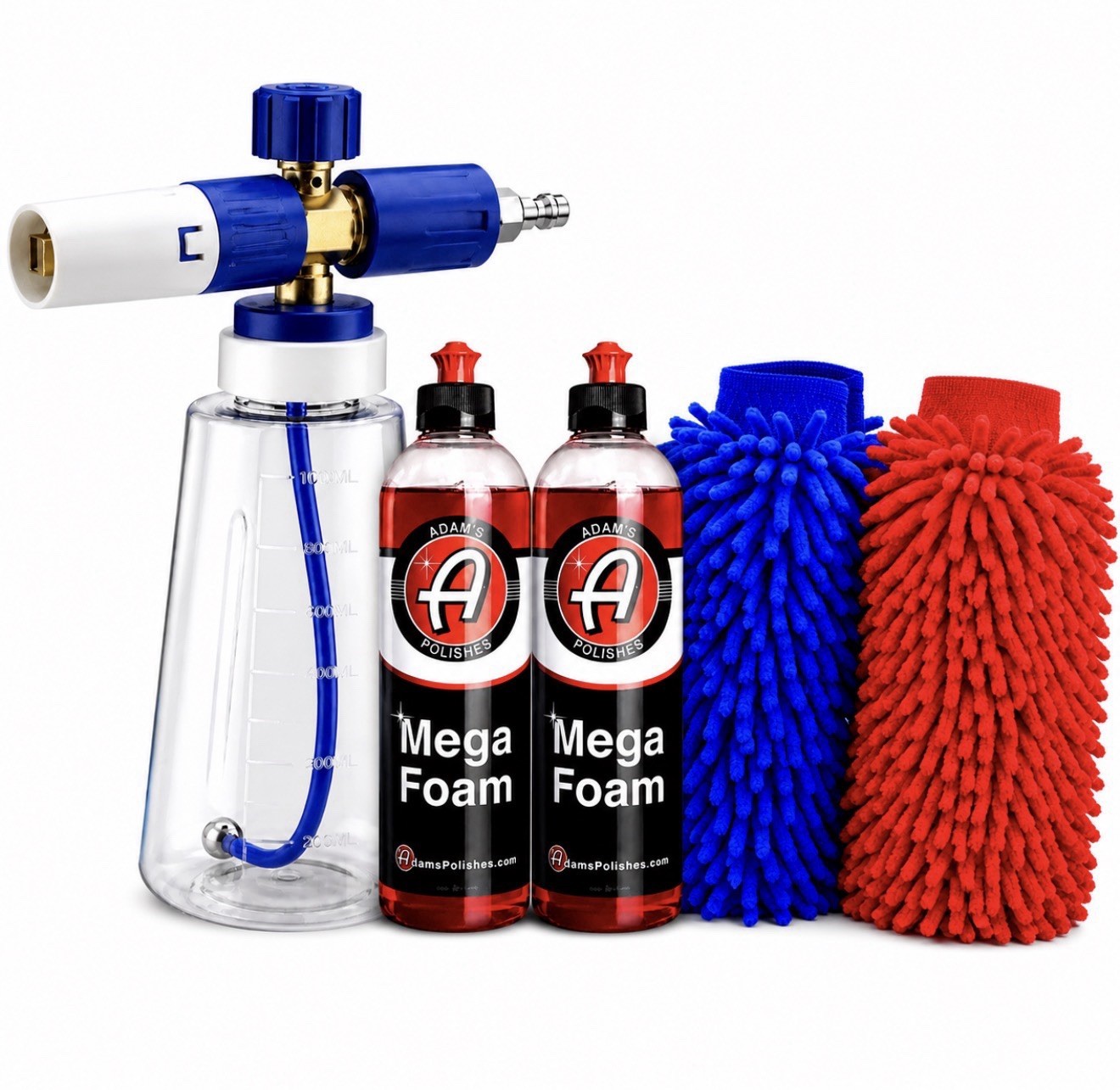 SUMMER SPECIAL -MJJC Like Foam Cannon w/ 1/4 Quick Connect, 2 Adam’s Mega Foam