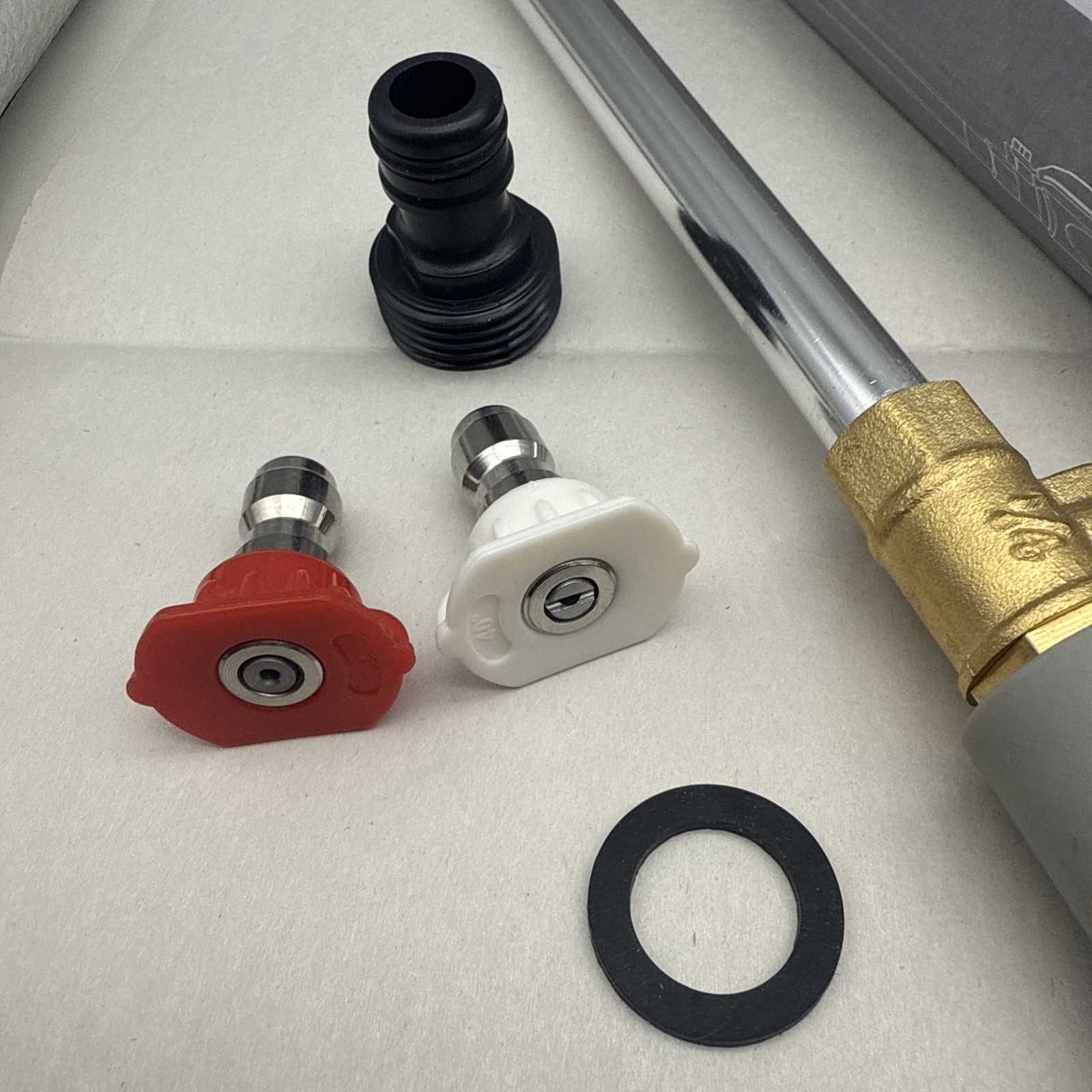 Hydro Jet Cleaning Solution Power Washer Wand, High Pressure Wand 2 Nozzle *READ