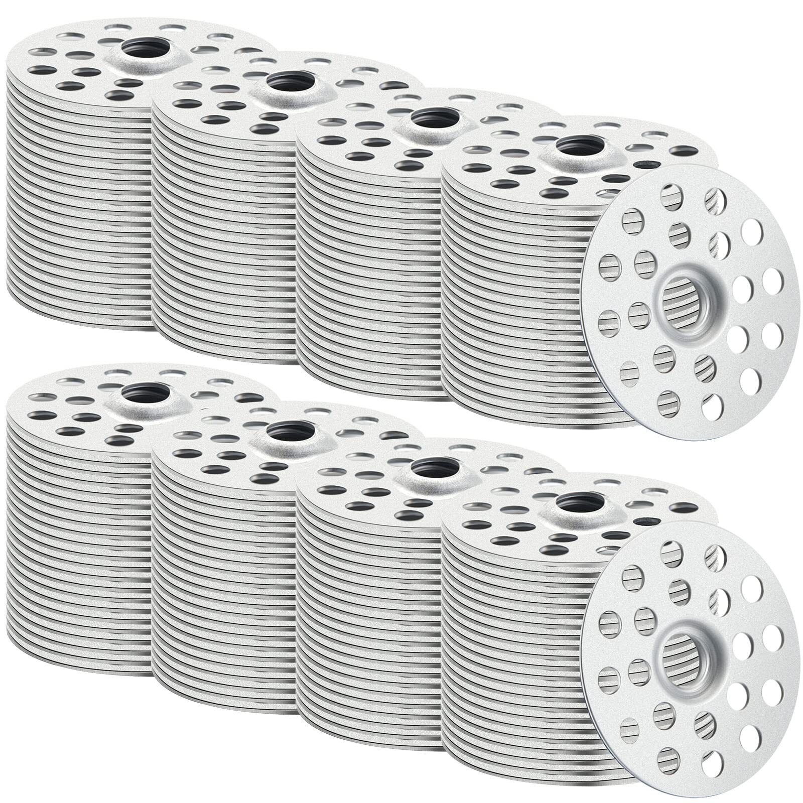 400 Pieces 1 Inch Plaster Washers Metal Washers for Screws Plaster Repair Rings