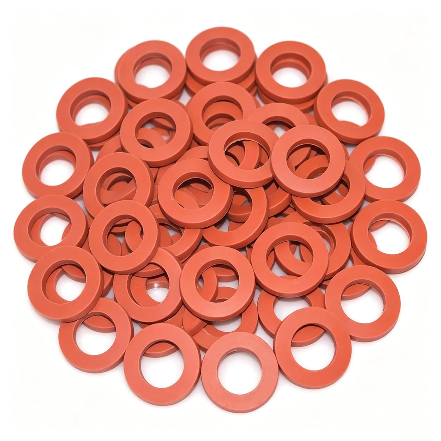 Garden Hose Washers 80 Pack Heavy Duty Red Rubber Gasket 3/4 Inch Spigot Seal