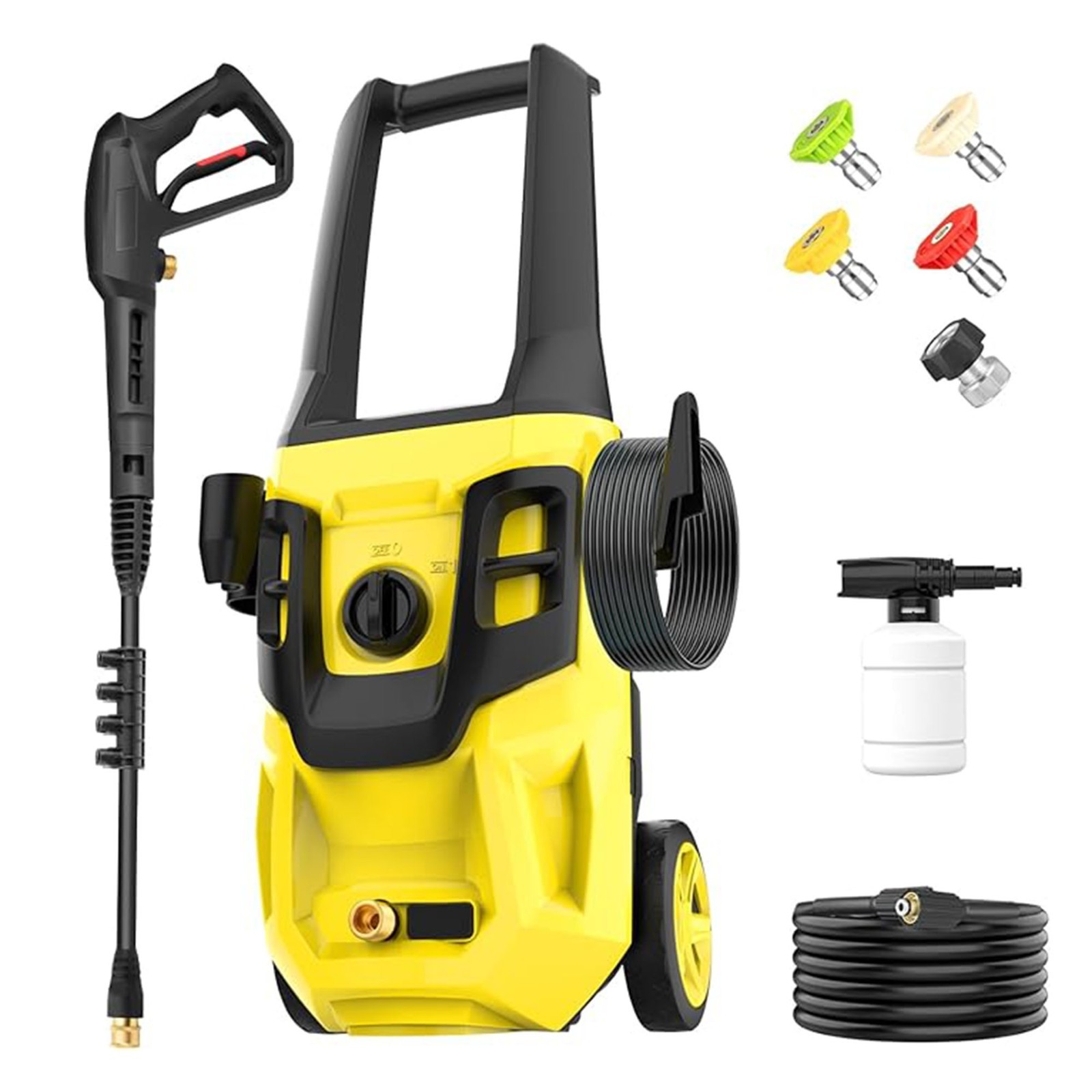 Electric Pressure Washer 3800PSI 2.0GPM Portable Power Washer with 4 Nozzles