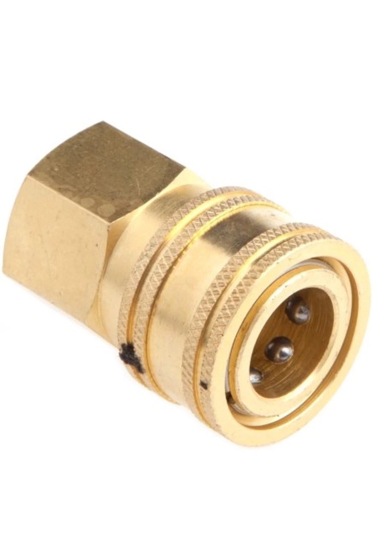 Forney 75129 Pressure Washer Accessories, Quick Coupler Female Socket, 3/8” New
