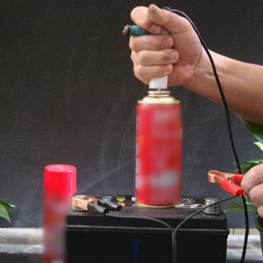 Manual Fuel Injector Maintenance Tool Kit with 12V Power Supply Compatibility
