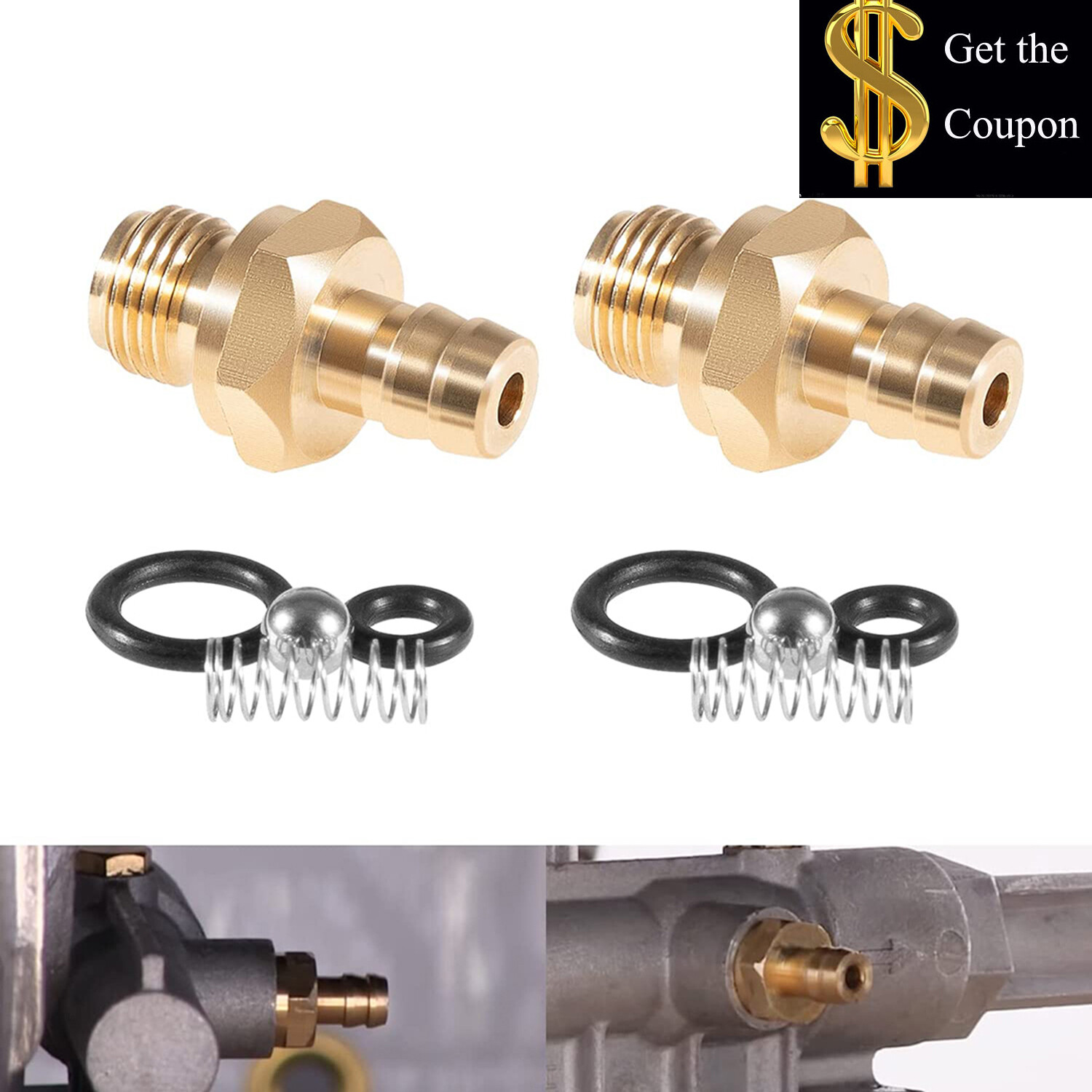 190593GS Pressure Washer Chemical Soap Injector Kit for Briggs & Stratton