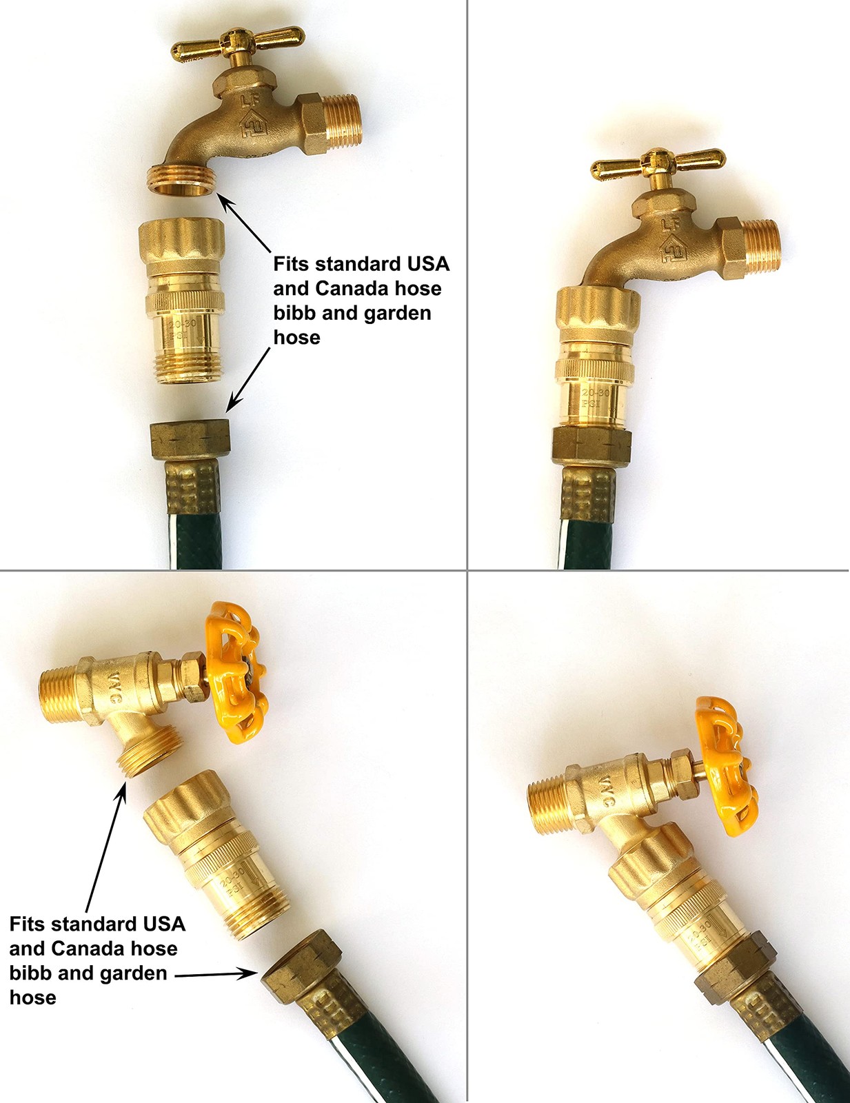 Heavy Duty 25 psi Water Pressure Regulator 3/4 inch Hose Thread Drip Irrigati…