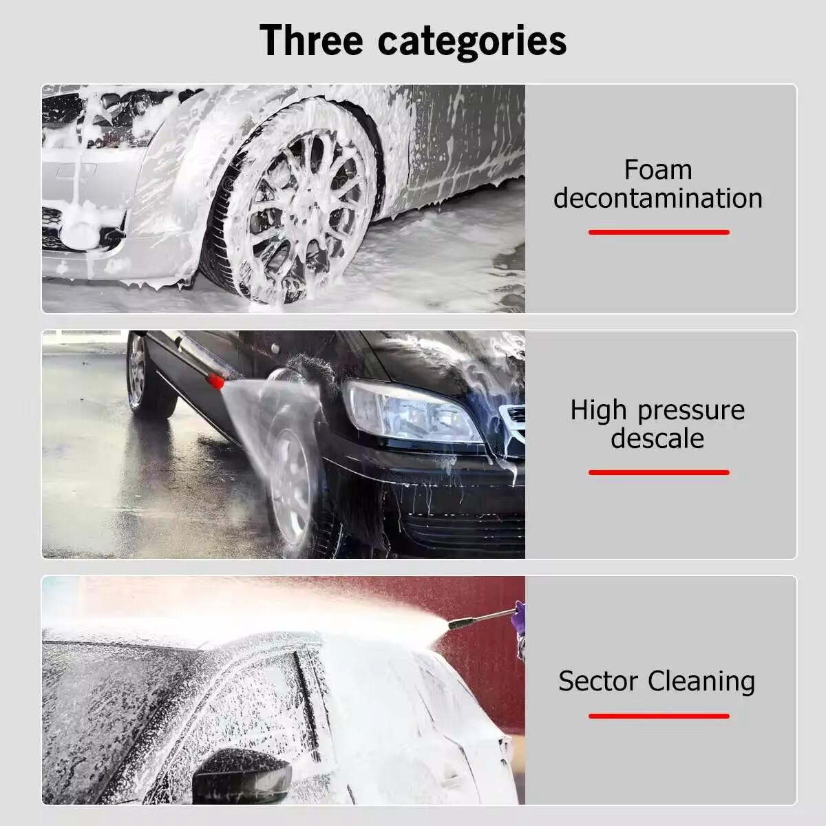 Portable Cordless Electric High Pressure Water Spray Gun Car Washer Yard Cleaner