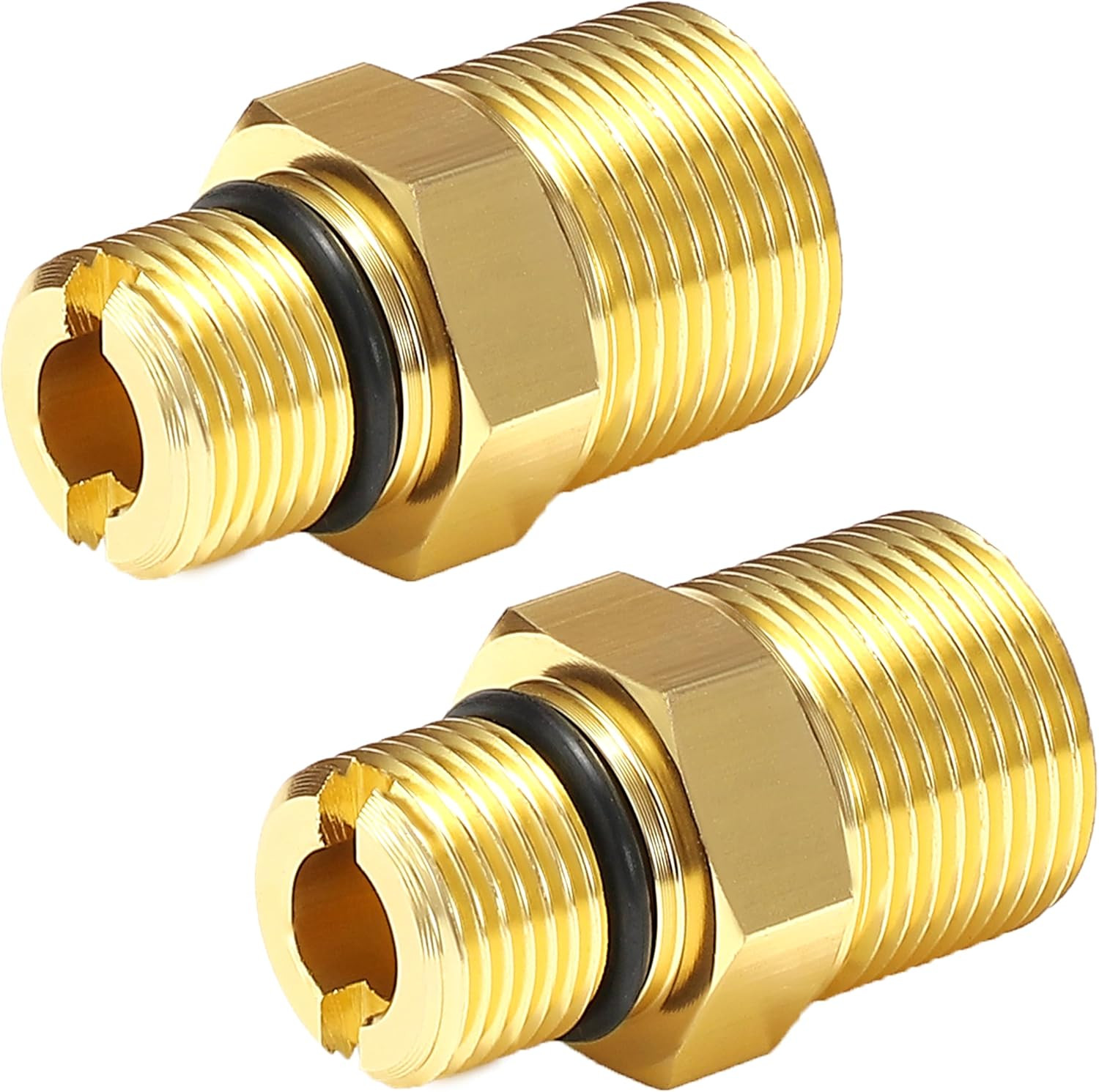 Water Outlet Fitting for Gas Powered Pressure Washer Pumps, M22 Male to 3/8″ Mal