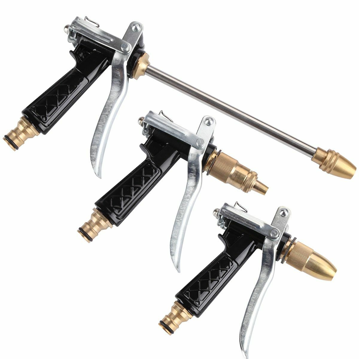 High Pressure Power Gun Water Spray Garden Hose Nozzle Car Clean Washer Tool US
