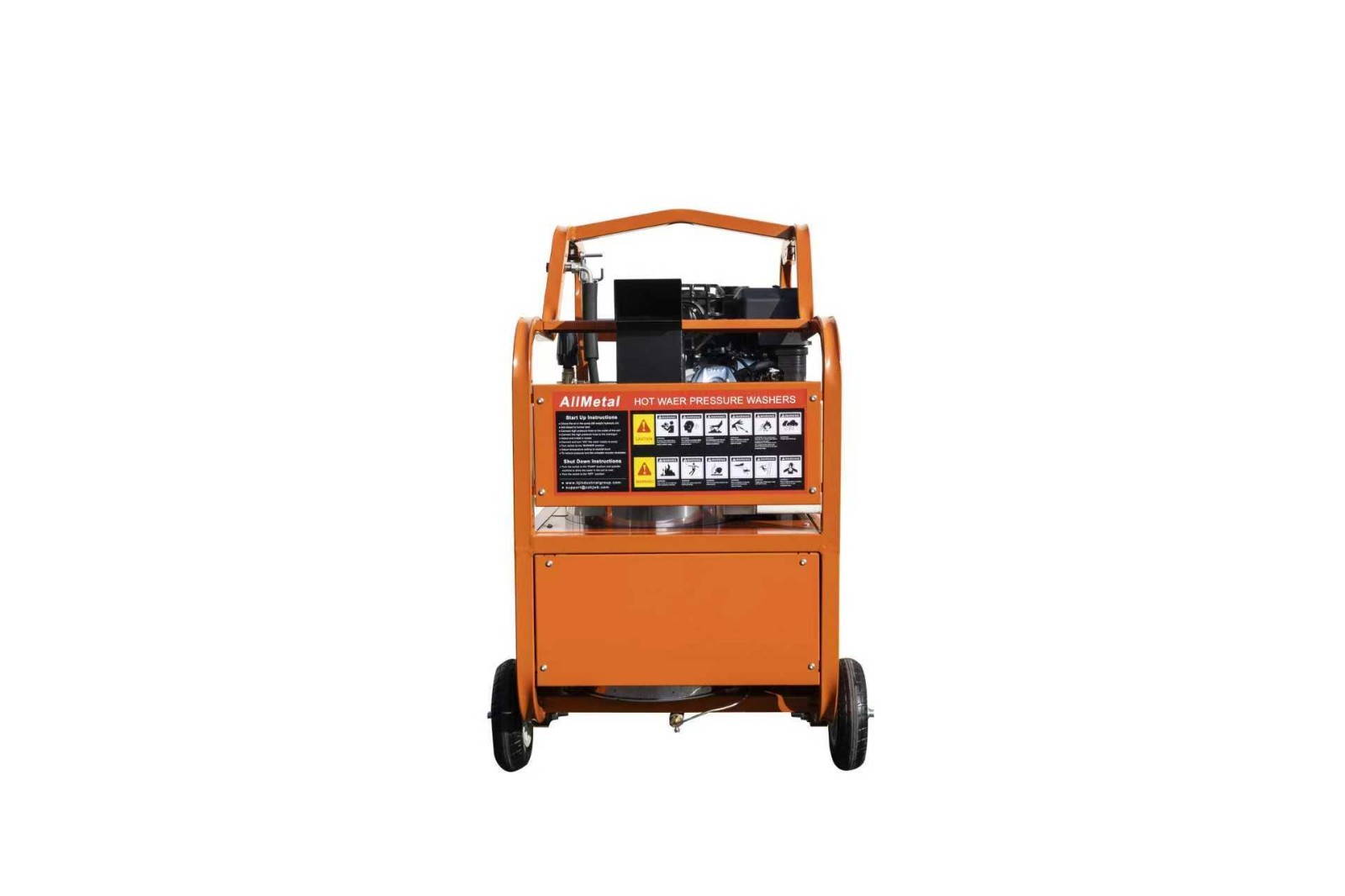 4000PSI 4GPM Commercial Hot Water High-Pressure Washer Shot Hot Water 5Gal 420cc