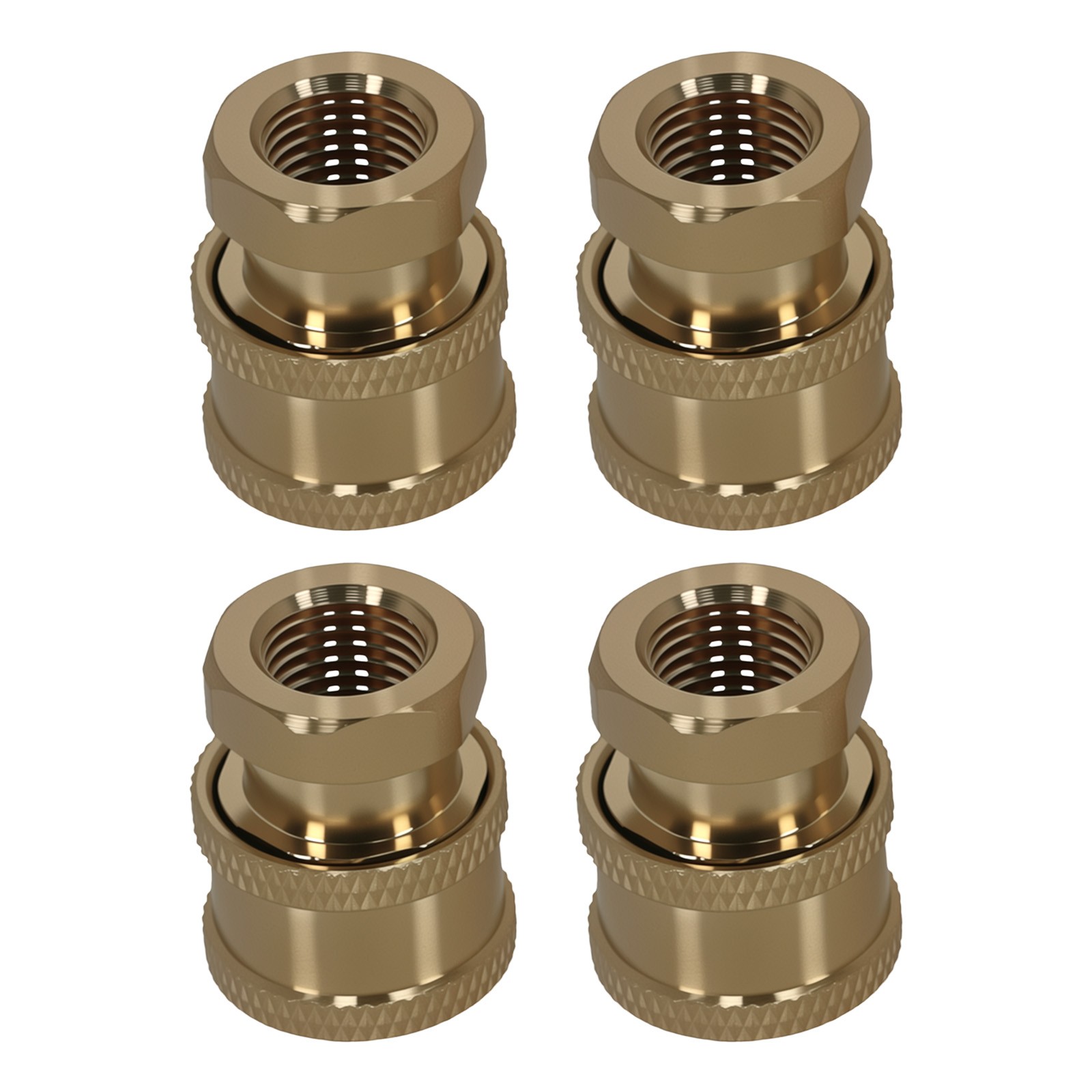 Brass Pressure Washer Adapter Coupler 1/4″ Quick Connect Socket to Female NPT