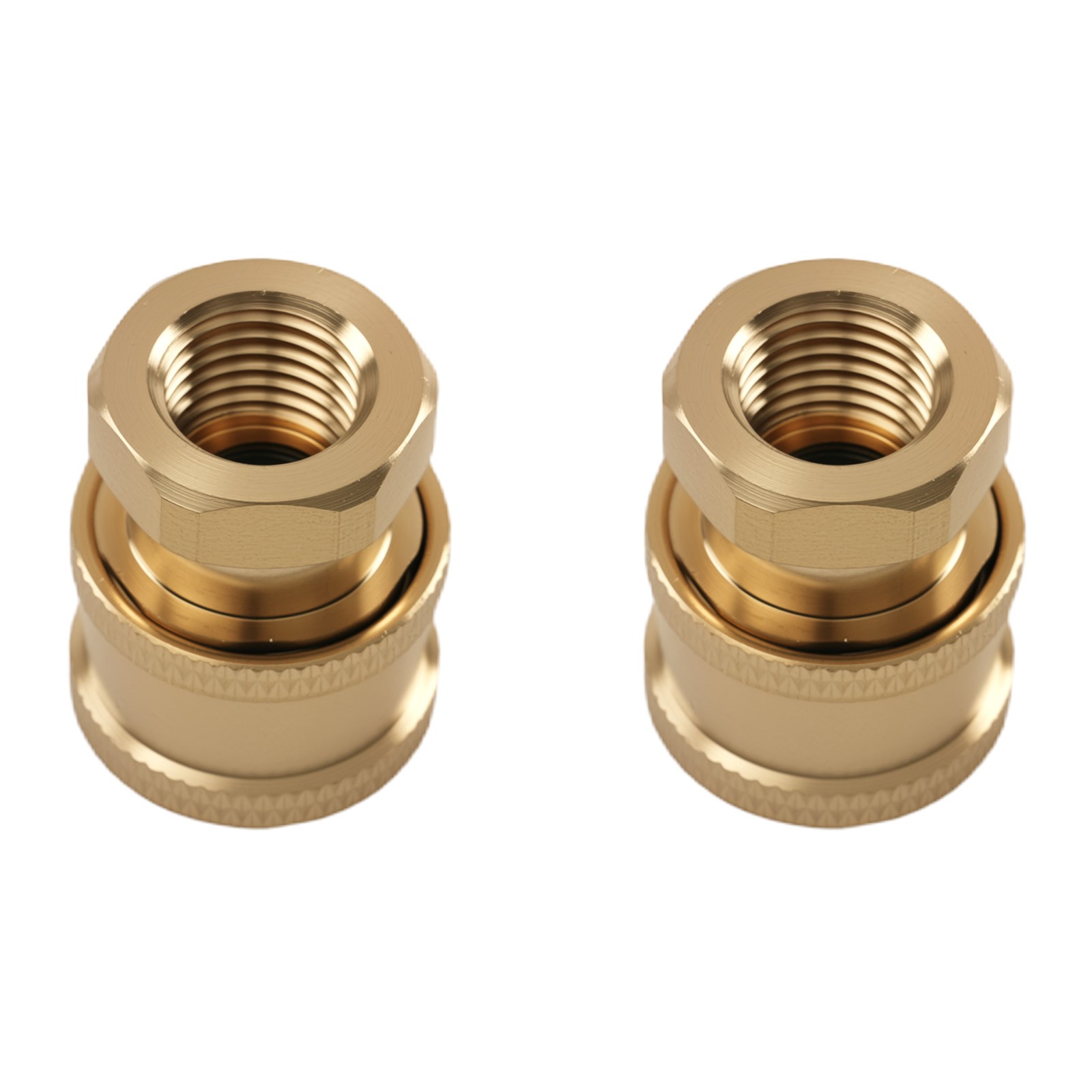 1/4″ Pressure Washer Adapter Quick Connect to Female NPT Brass Fitting 2Pack
