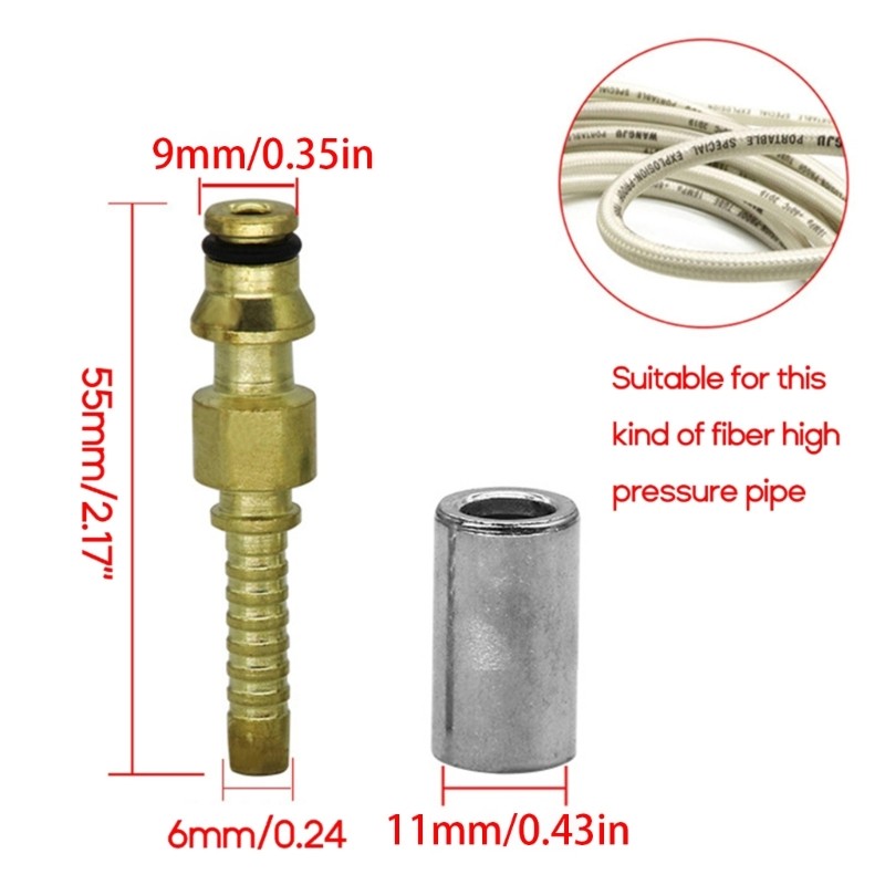 High Pressure Hose Mount Connector Water Hose Pipe Fitting TwistConnector set