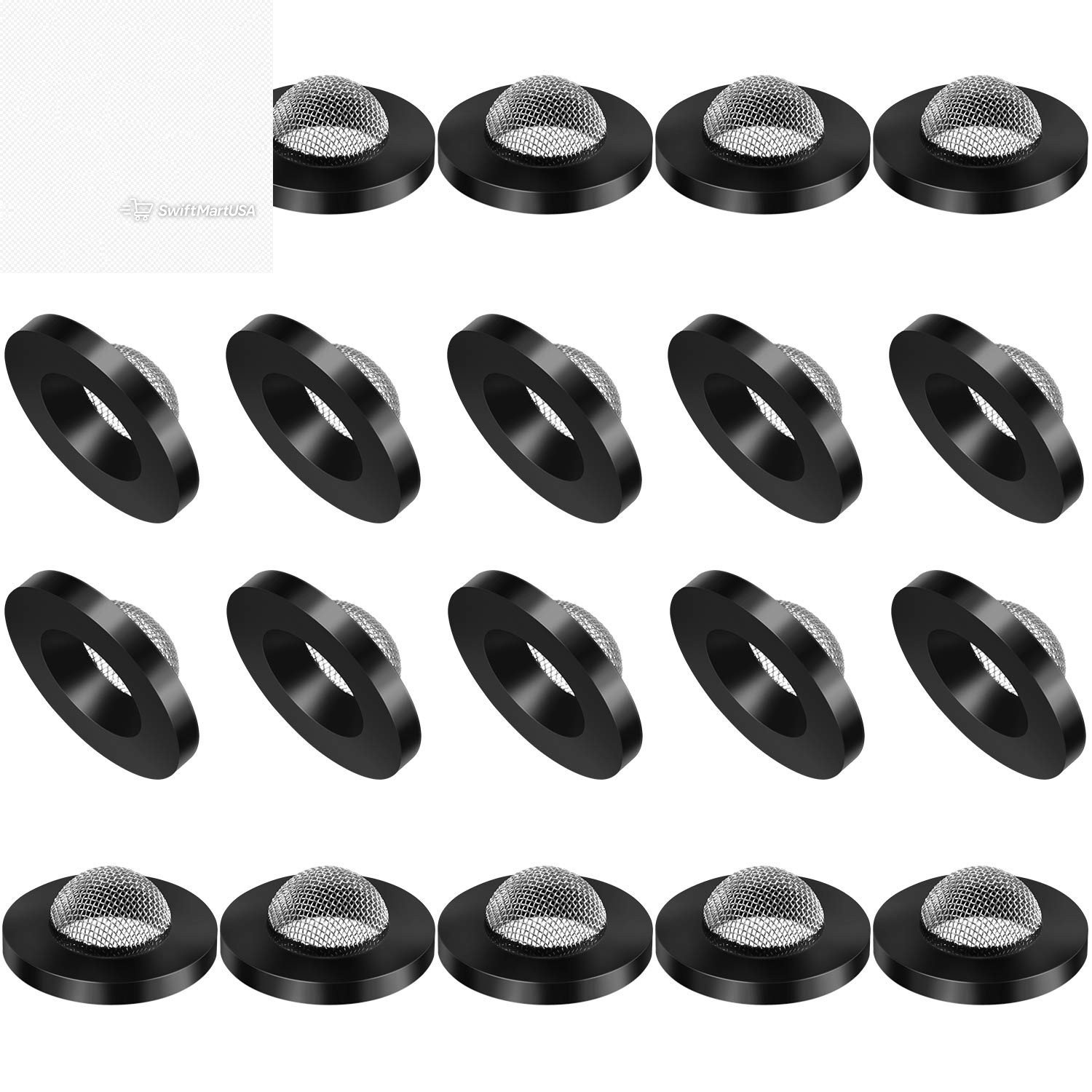 20pc Hose Washer with Stainless Steel Screen Filter Gasket Garden Washing Machin