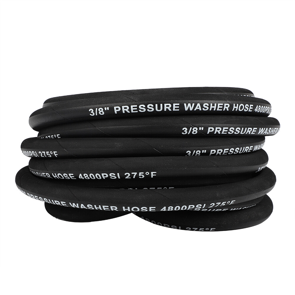 25ft Pressure Washer Hose – 3/8″ Quick Connect Hot Water Extension Hose 4800PSI
