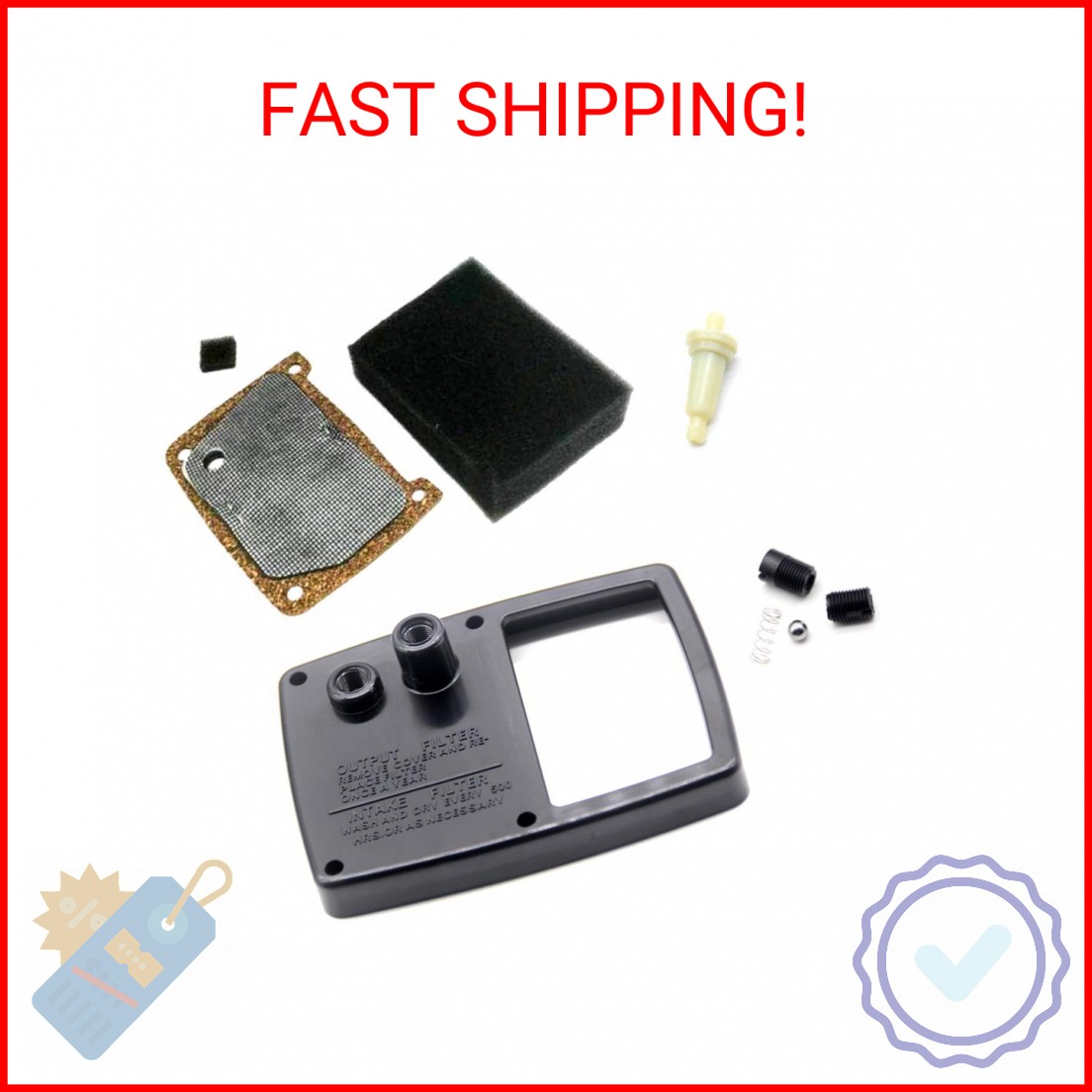 M16545 Filter Cover PP217 Pump Kit PP214 Filter Kit Replaces On Desa Master, Red
