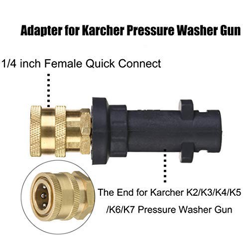 M MINGLE Foam Cannon, Compatible with Karcher K2, K3, K4, K5, K6, K7 Pressure…