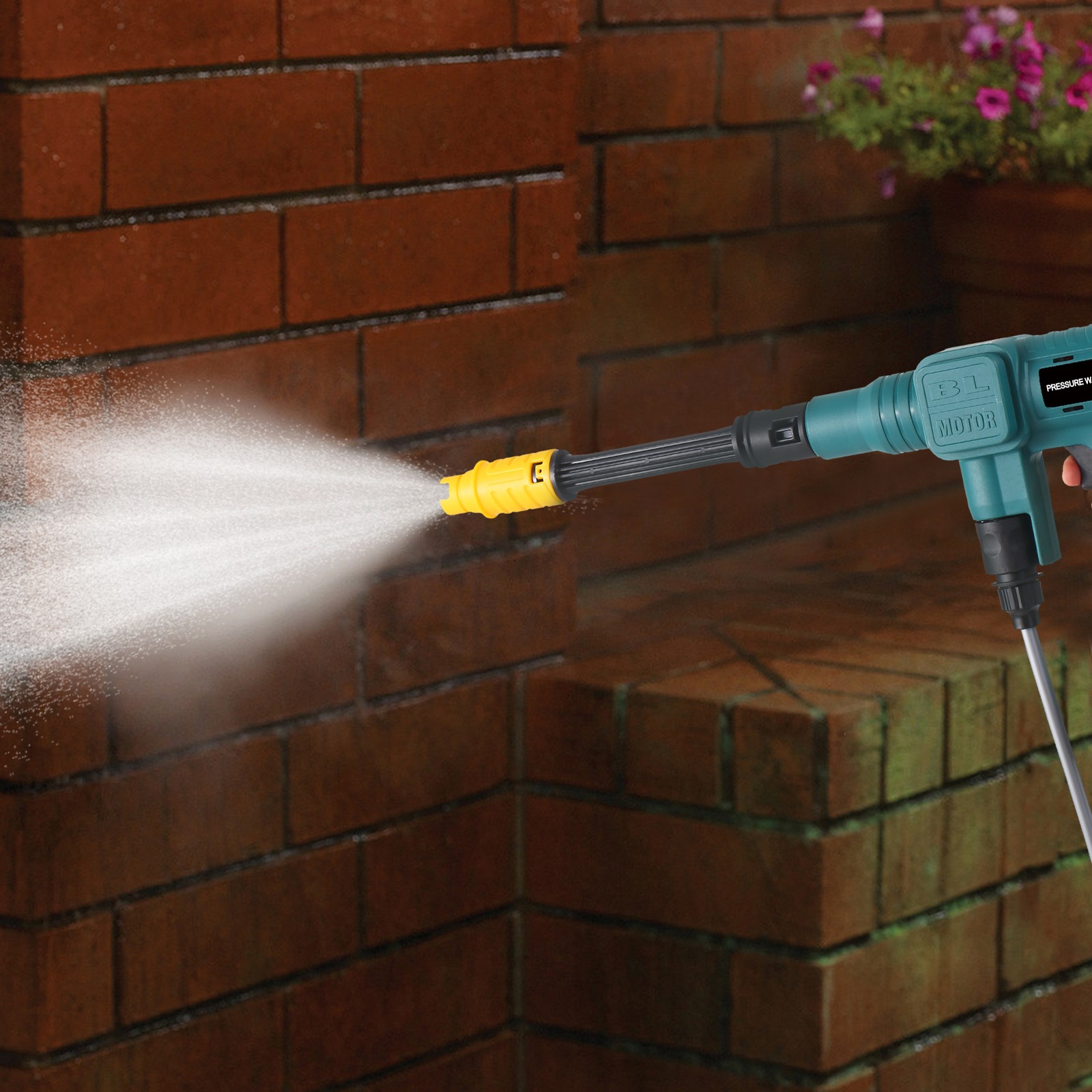 Brushless Portable Pressure Washer 900 PSI Brushless Electric High Power DCWZ