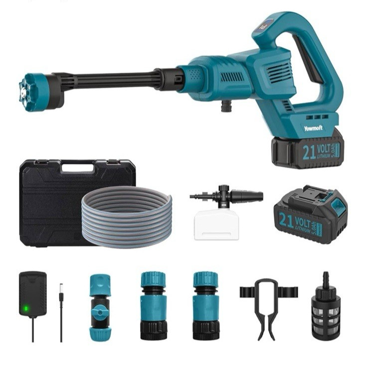 Cordless Pressure Washer, 970PSI Portable Pressure Washer Compatible with Makita