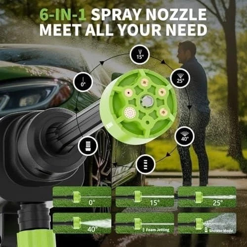 Cordless Pressure Washer 986PSI 48V Rechargeable Portable Power Cleaner Kit New