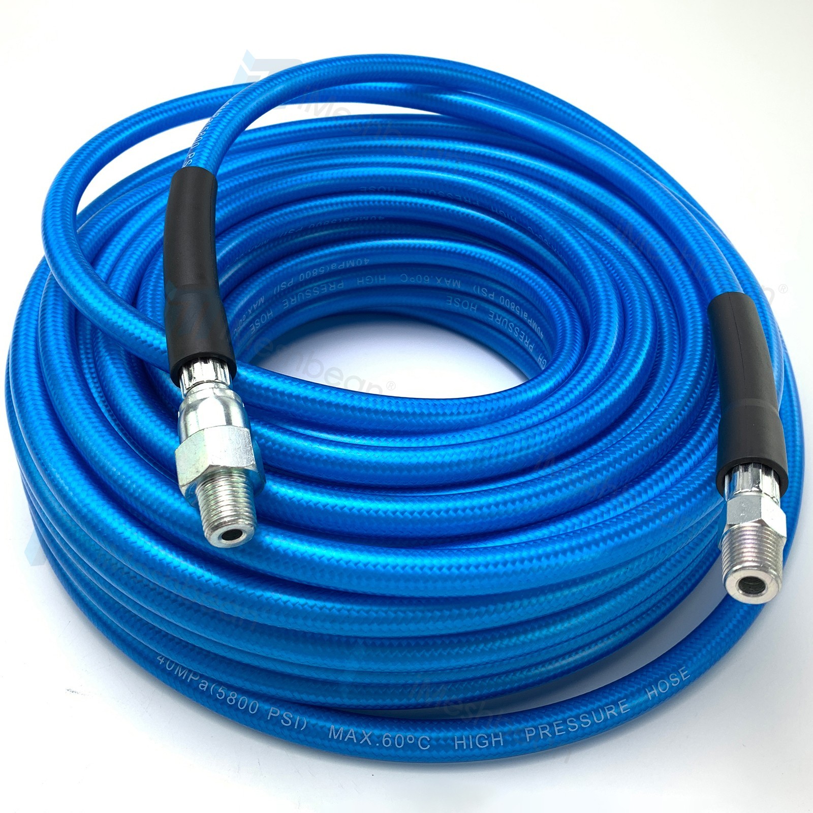 5800PSI Sewer Jetter Kit for Pressure Washer 50FT 1/4″ M-NPT Drain Cleaner Hose