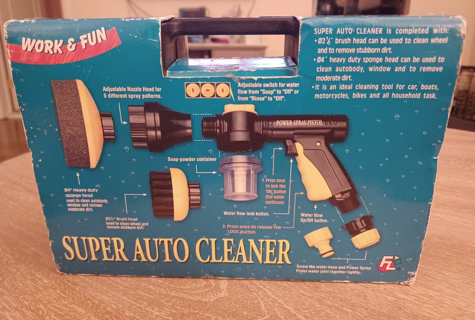 Super Auto Cleaner Spray Gun Car Deatailing And Power Washign Brand New