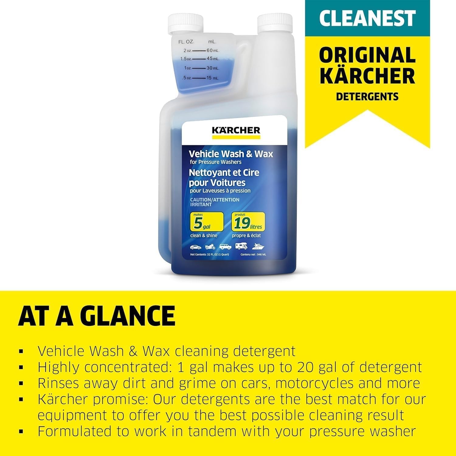Ultimate Vehicle Wash & Wax – Cleans Cars, Trucks & Heavy Equipment Easily