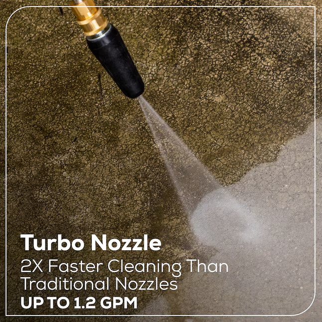 New GreenWorks 1800 PSI Compact Cold Water Pressure Washer 1.2 GPM