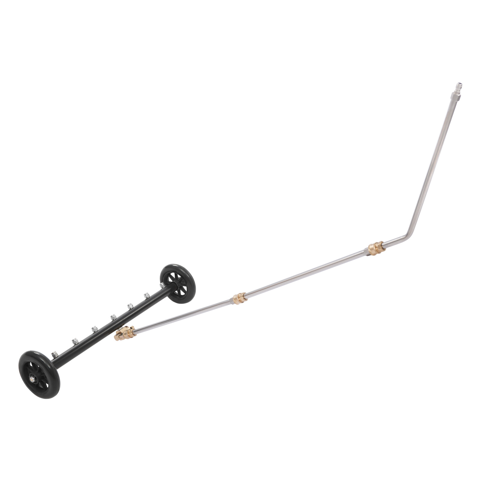 2-In-1 Undercarriage Pressure Washer Attachment with 7 Nozzle Spray Head
