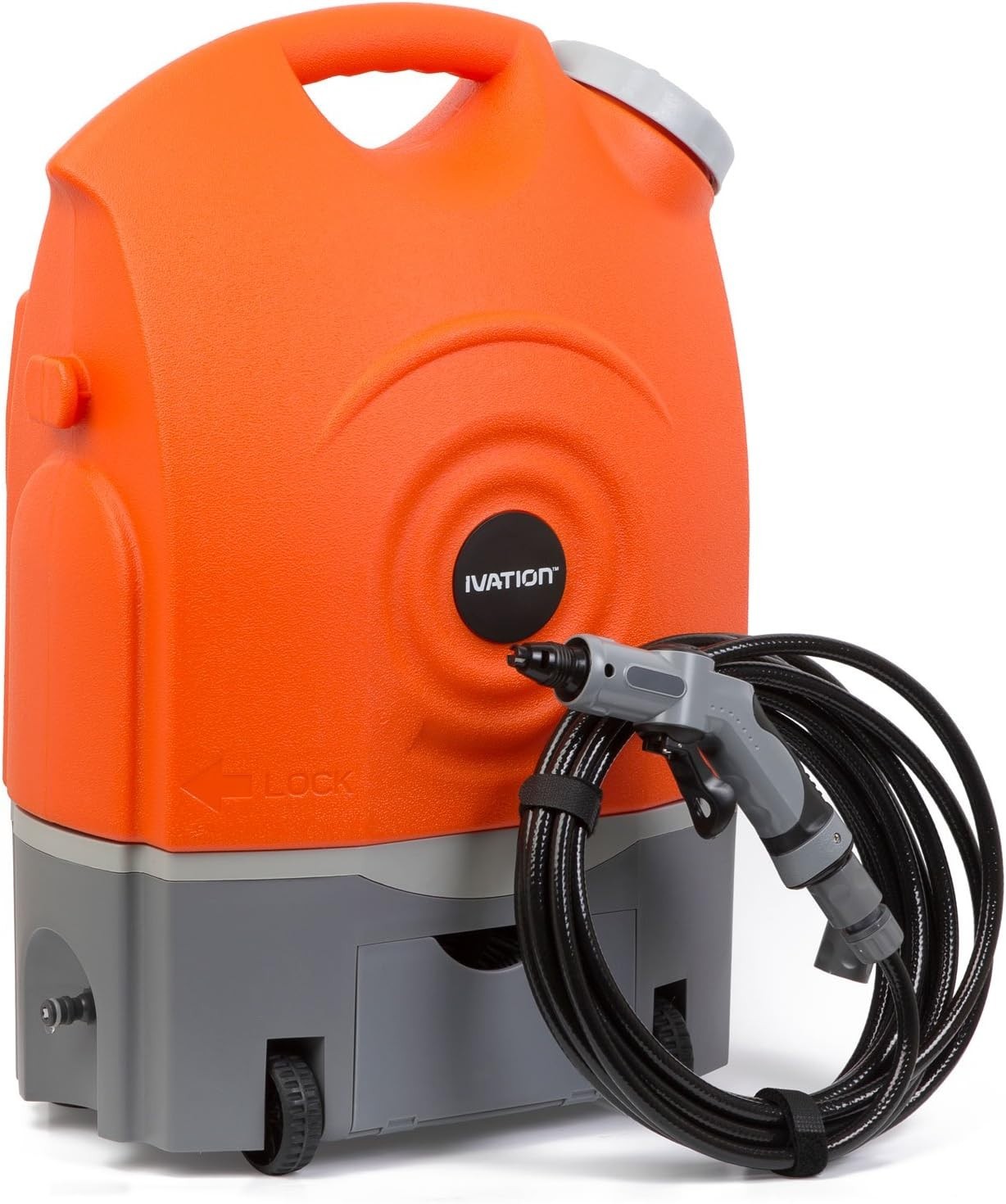 Multipurpose Portable Spray Washer w/ 4.5 Gal Tank – 130.5 PSI, Battery Powered