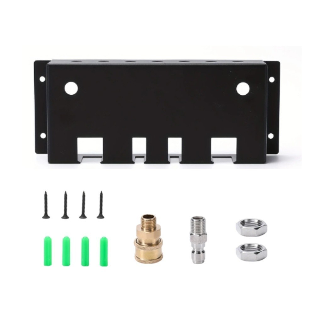 Pressure Washer Storage Rack Wall Mounted Metal Design for Organized Spaces