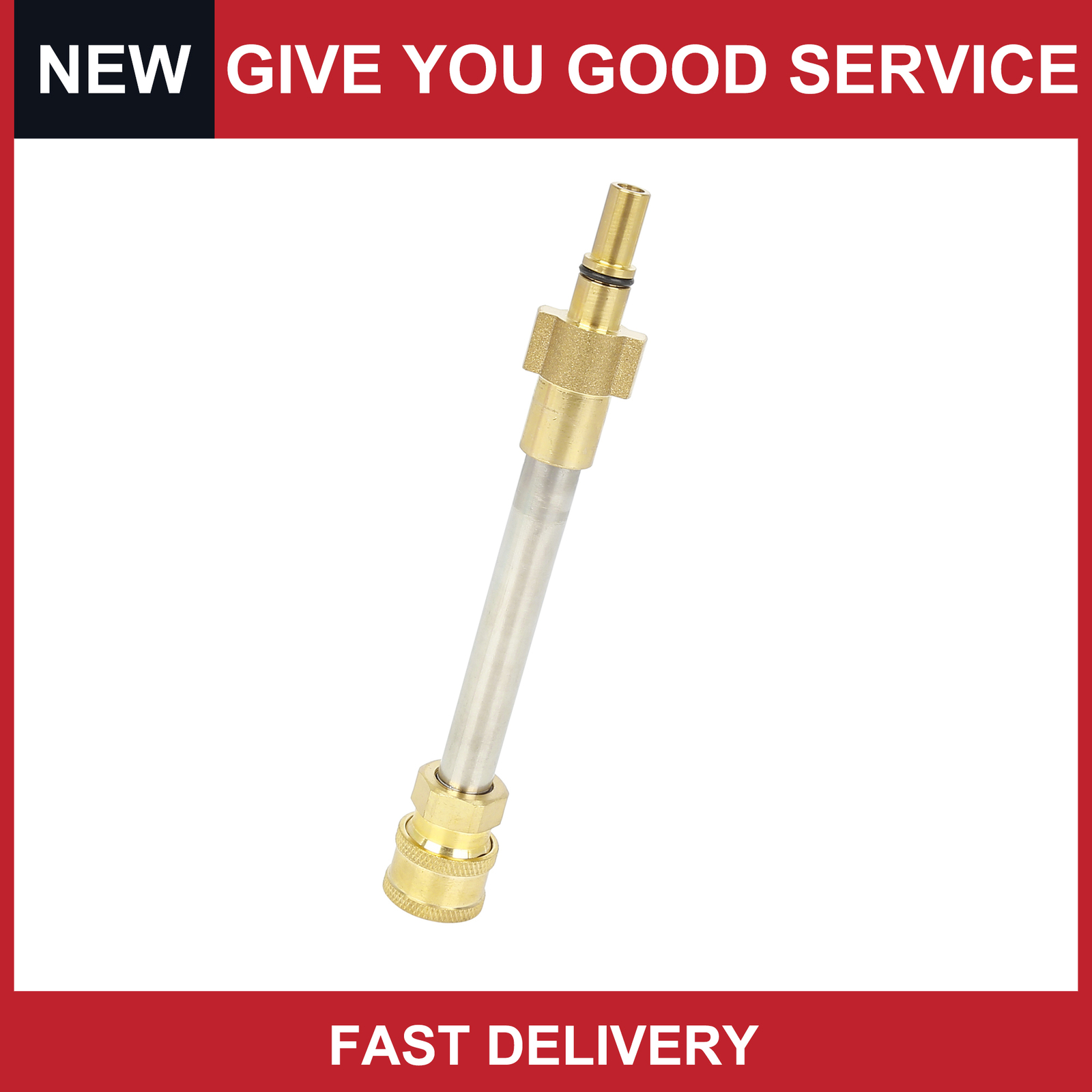 Universal 6.89″ Car Pressure Washer Gun for Lance Adapter Spray Nozzle Pack of 1