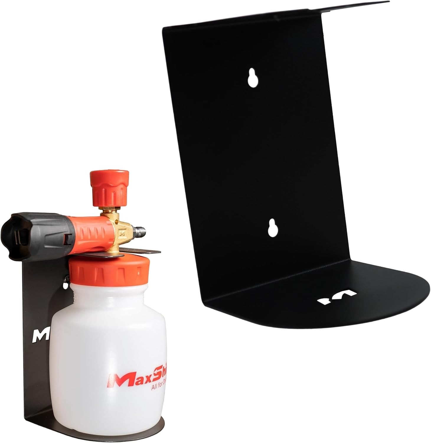 Heavy-Duty Foam Cannon Organizer – Wall-Mounted, 1/4” Quick Connect Design