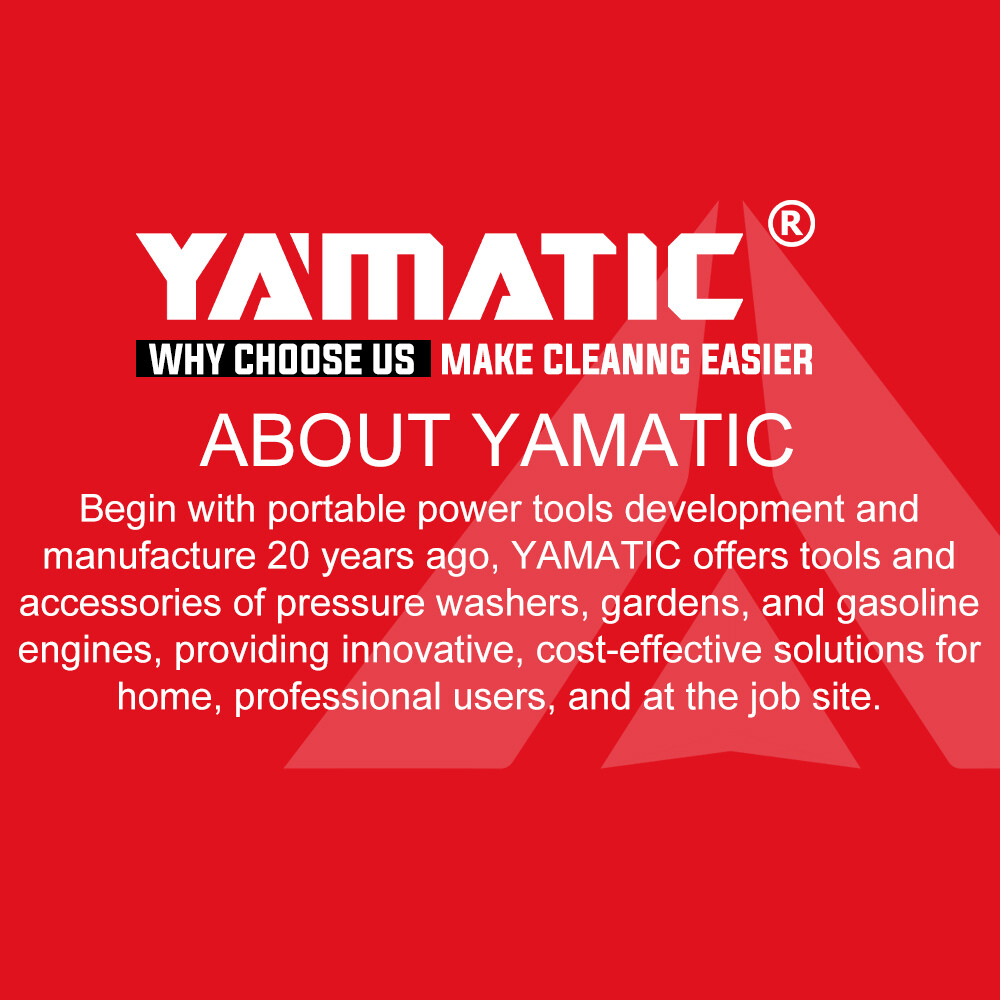 YAMATIC 3/8″ Pressure Washer Hose for Hot Water 4000 PSI Kink Resistant