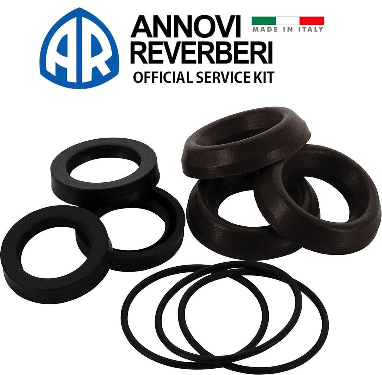Annovi Reverberi AR1857 Seal Kit, 18mm Fits XRC, XRA, RKV, RKA – OEM AR 1857