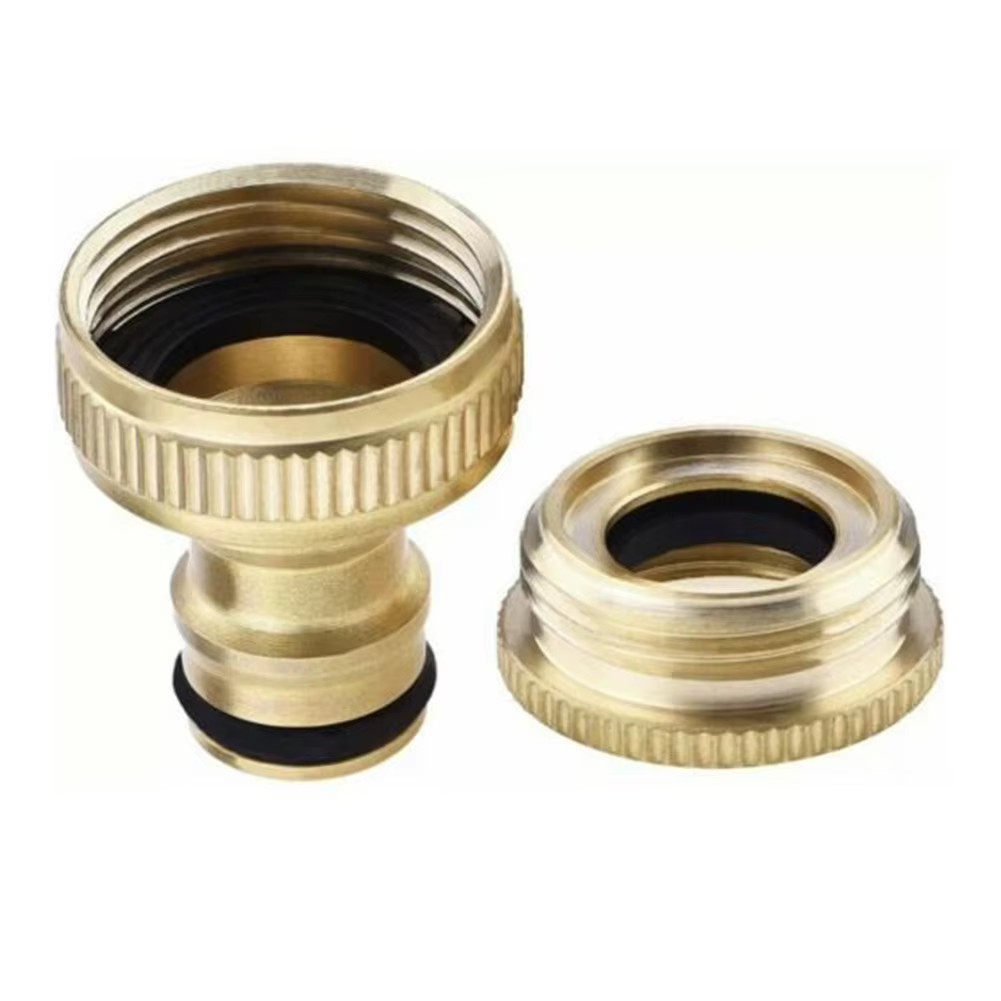 Brass Faucet Tap Connector Mixer Hose Adaptor Quick Connecter 1/2 3/4 Copper Hos