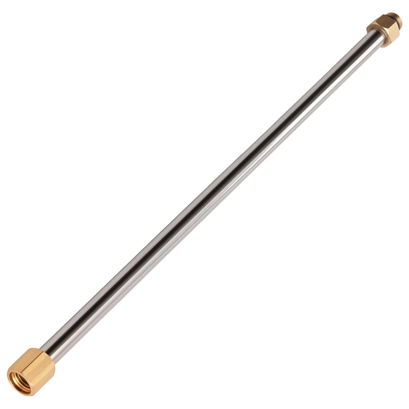 15in Pressure Washer Extension Wand Cleaning Lance Stainless Steel w/ 7 Nozzles