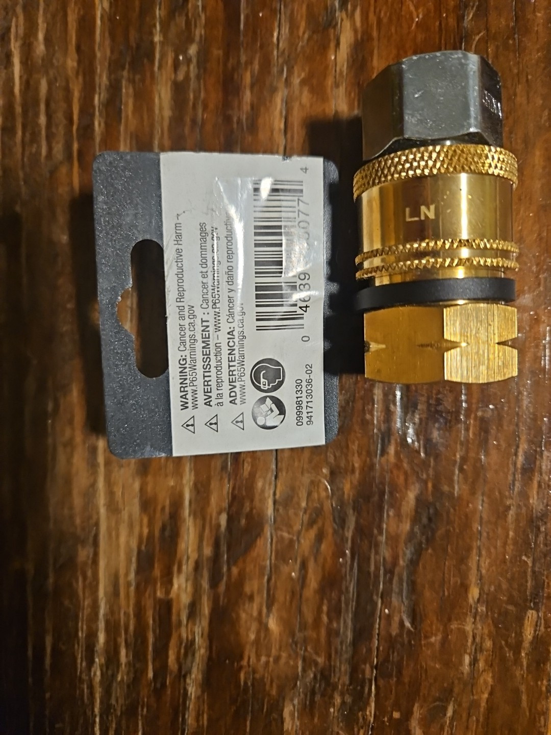6 – POWERFIT 3/8″ MALE QUICK-CONNECT X FEM NPT KIT AP31037B, PRESSURE WASHER